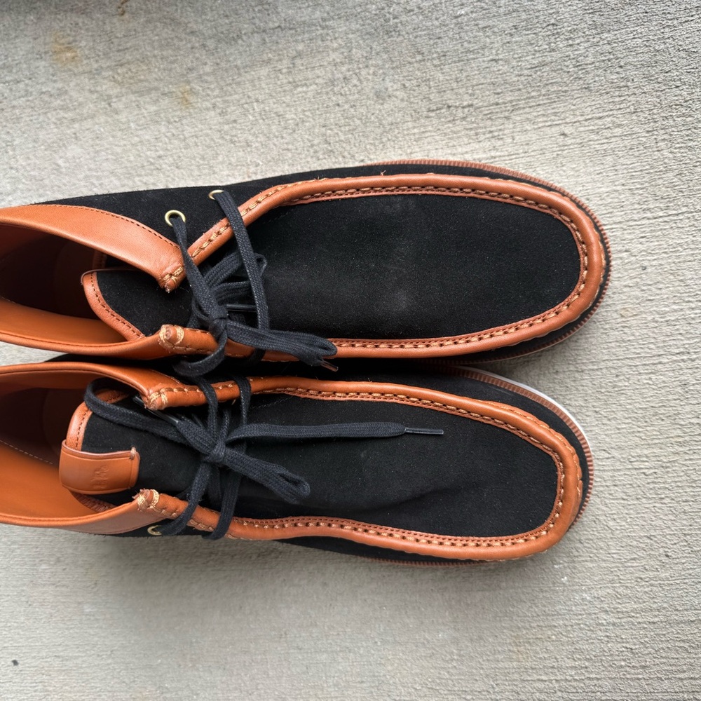 Coach Black and Tan Men's Boots - Picture 5 of 7
